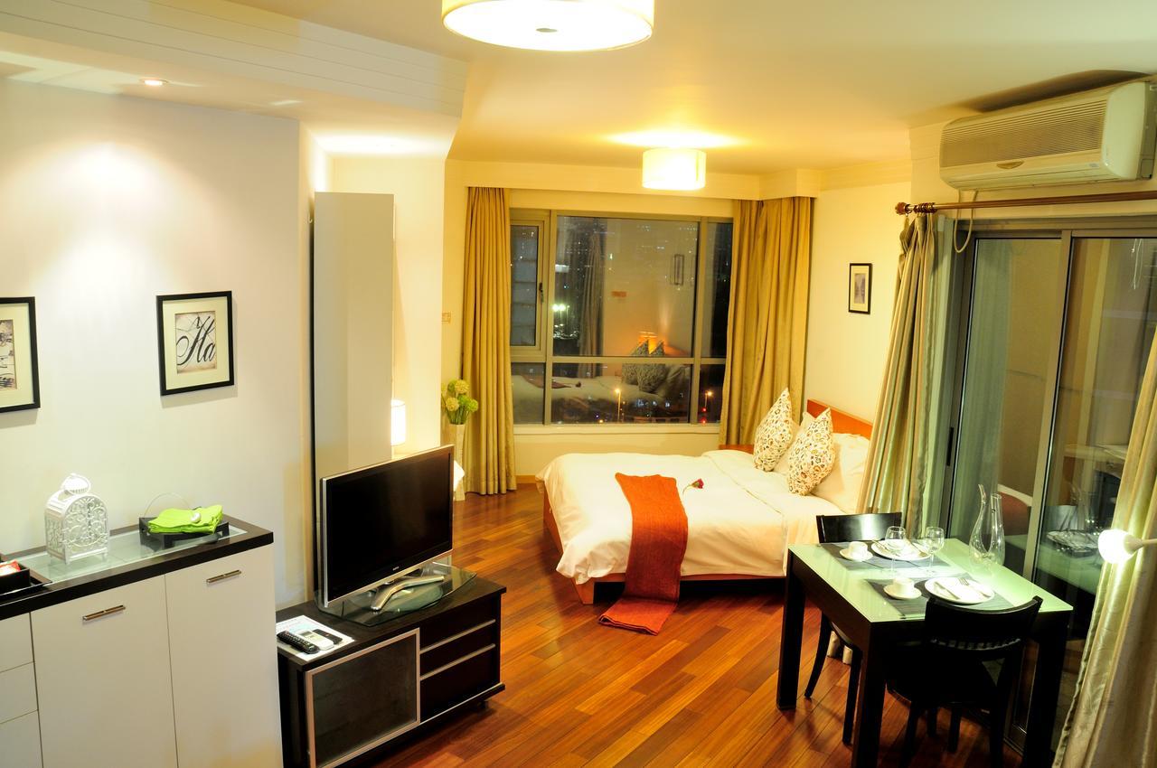 Shanghai Kingland Serviced Apartment Exterior foto